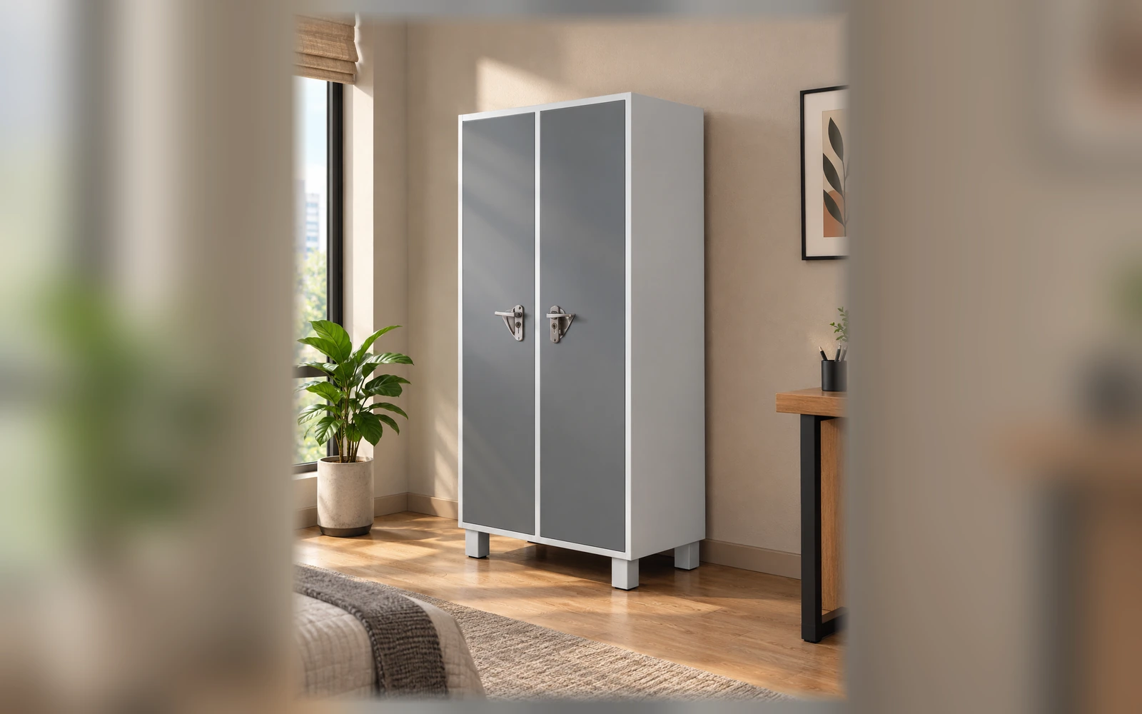 Wardrobe in a home interior