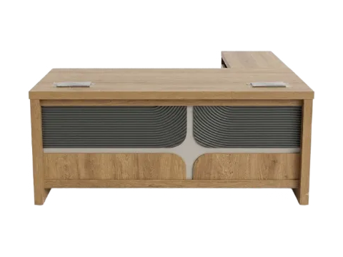 L-shaped office table