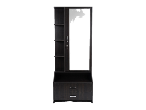 Side shelf dressing table