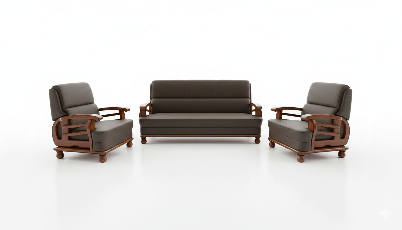 D MALAYSIA Wooden Sofa Set